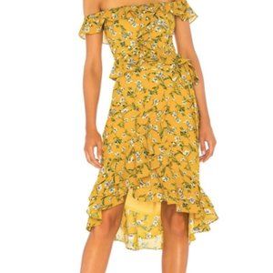 Tularosa Wrap Set in Yellow Floral